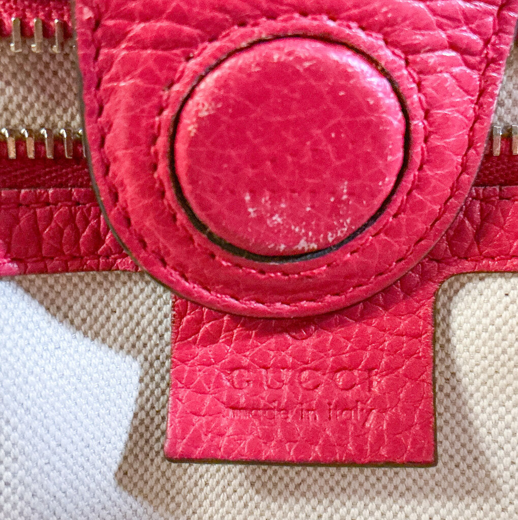 Gucci Red Bamboo Bag Orig. $1895