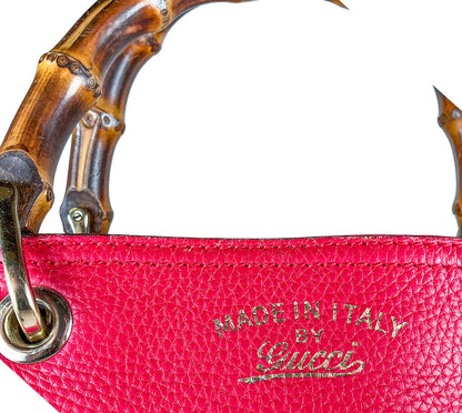 Gucci Red Bamboo Bag Orig. $1895