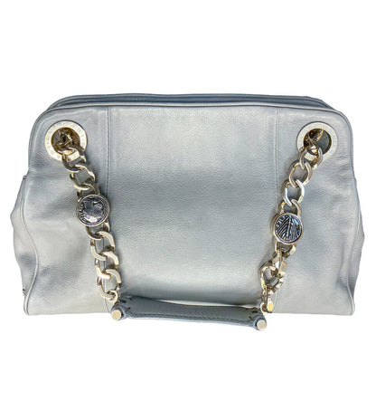 Bulgari Grey Bag w/ Signature Strap Orig $2175