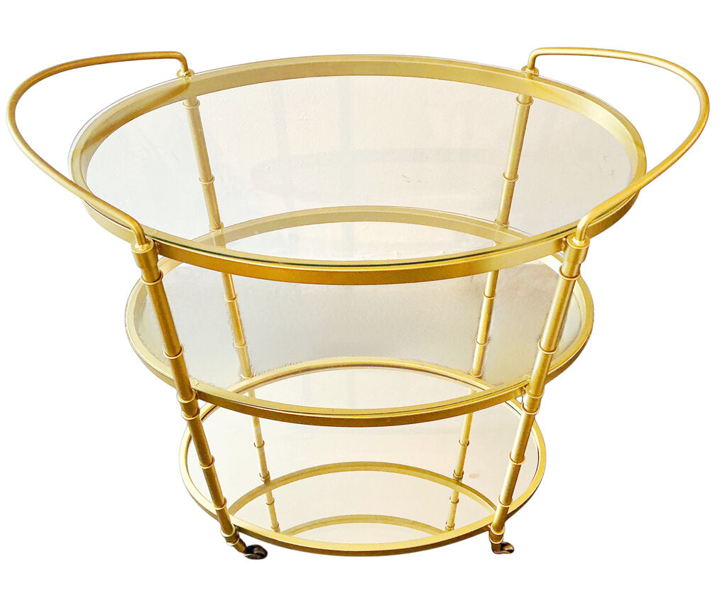 Oval Bar Cart