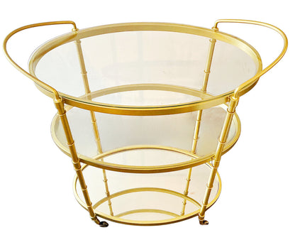 Oval Bar Cart