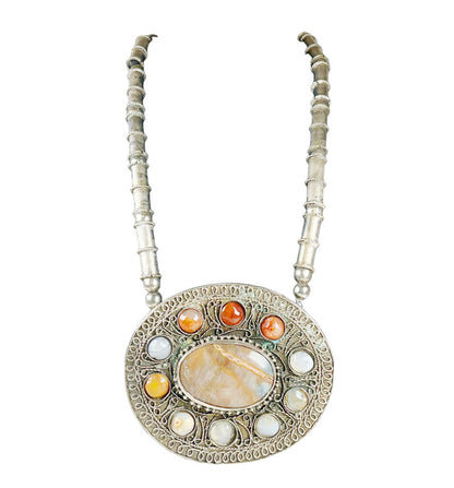 Moroccan Semi-Precious Stones Necklace