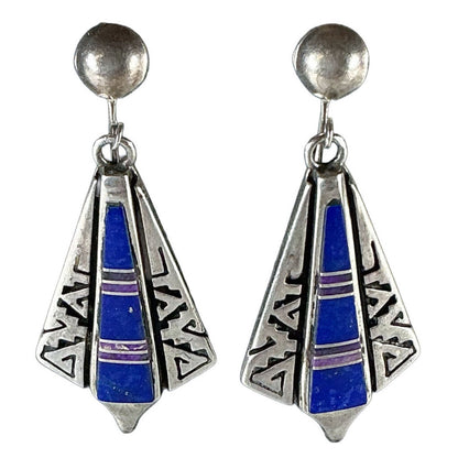 Egyptian Lapis & Silver Necklace & Earrings
