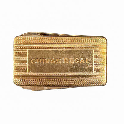 Vintage Chivas Regal Stainless Steel Money Clip