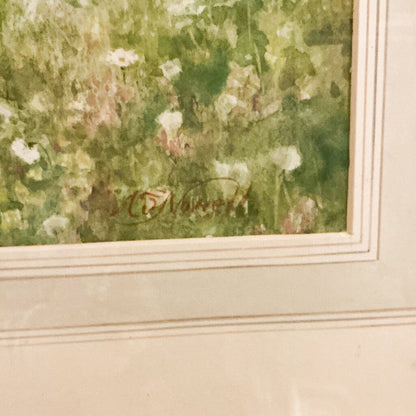 Arthur T. Nowell. Cortina d'ampezzo. Watercolor on Paper.