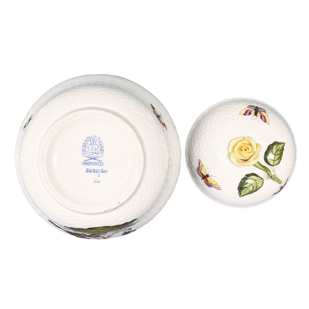 Herend Rothschild Bird Ginger Jar
