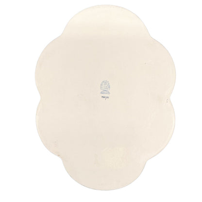 Herend Flowers Scallop Edged Cookie Tray