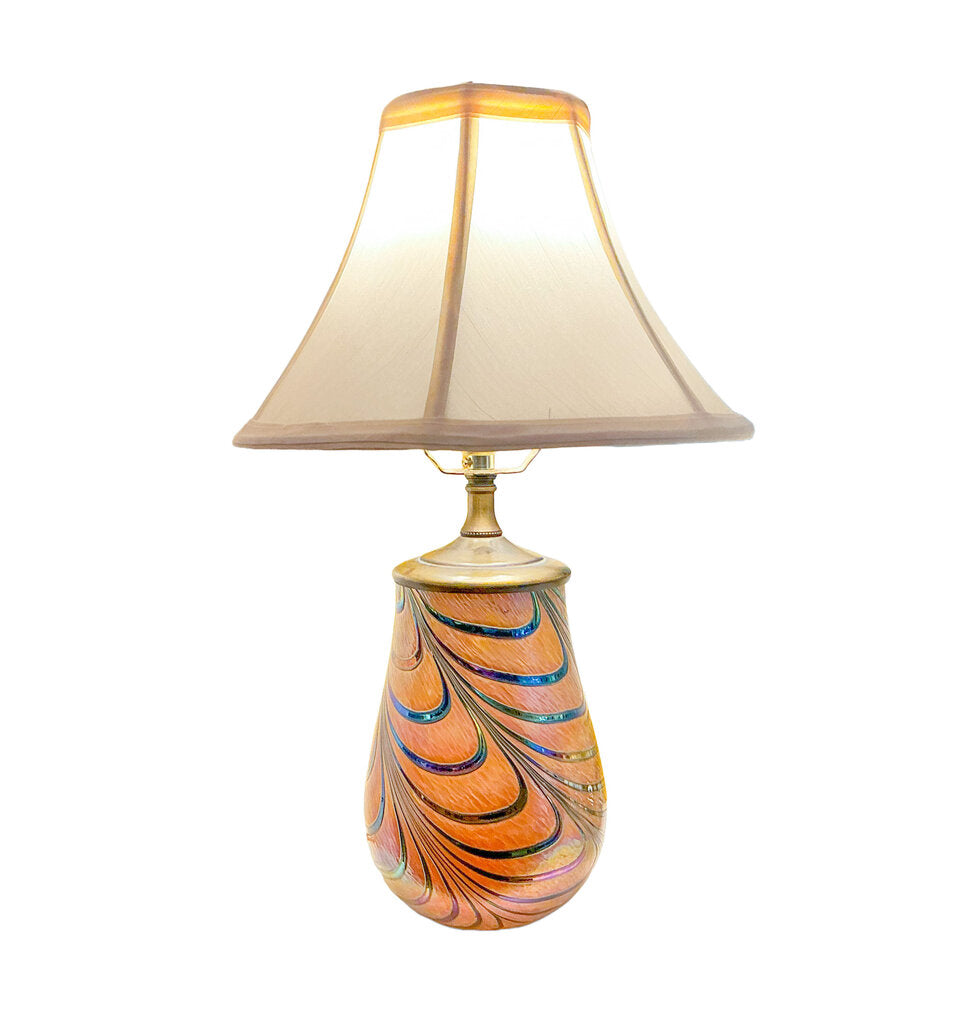 Teleflora Art Glass Lamp
