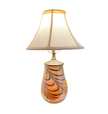 Teleflora Art Glass Lamp