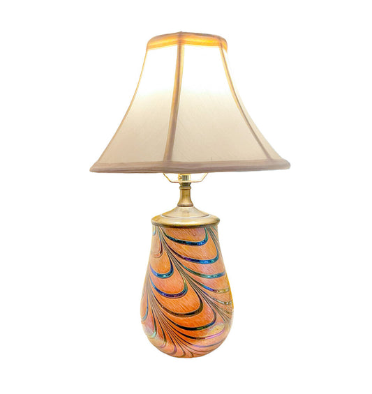 Teleflora Art Glass Lamp