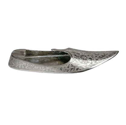 Indian Etched Slipper Ashtray