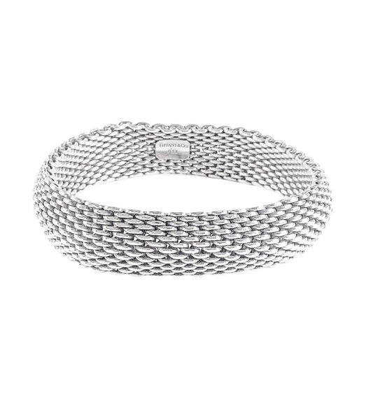 Tiffany & Co. Sterling Mesh Somerset Bracelet