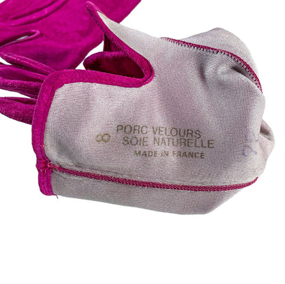 1990s Christian Lacroix Jeweled Pink Gloves