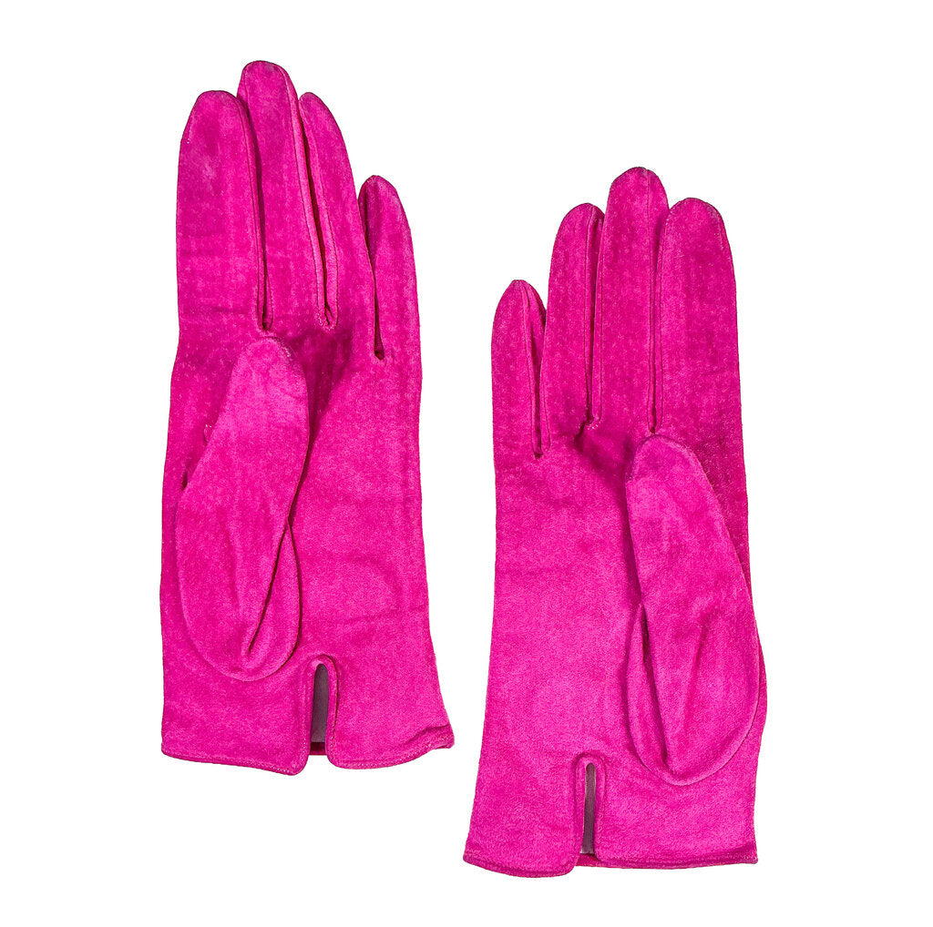 1990s Christian Lacroix Jeweled Pink Gloves