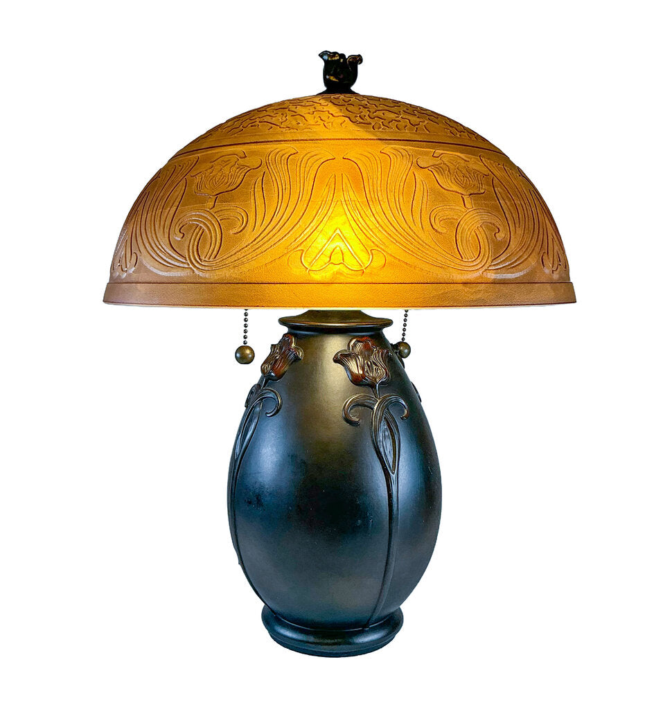 Misson Style Quoizel Glenhaven Table Lamp