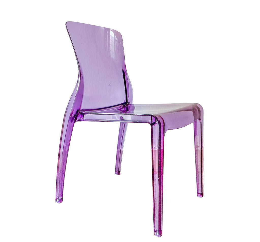 Domitalia Crystal Stacking Chair. Italy.