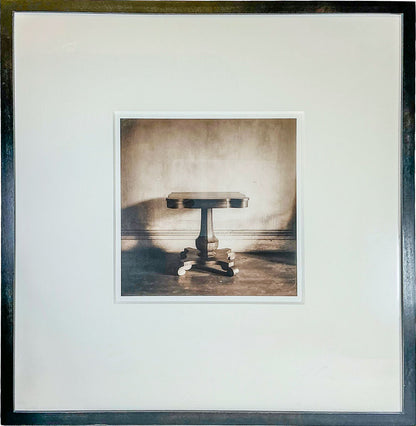David Halliday. Table. Contemporary Archival Pigment Print, Sepia Tone