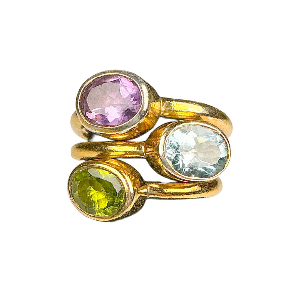 Julie Vos Stack of 3 Sterling Rings
