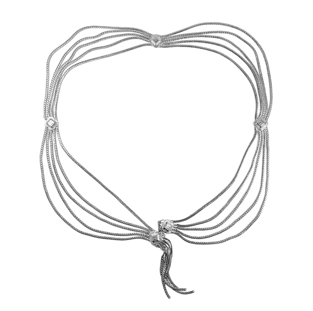 Vintage Dior Metal Chair-Link Belt