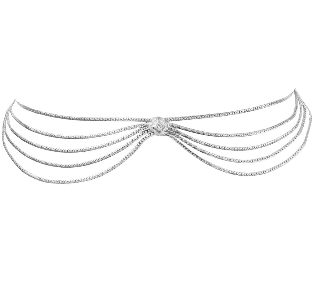 Vintage Dior Metal Chair-Link Belt
