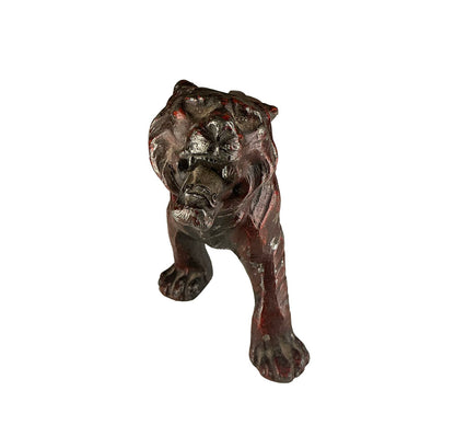 Vintage Japanese Cast Iron Tiger