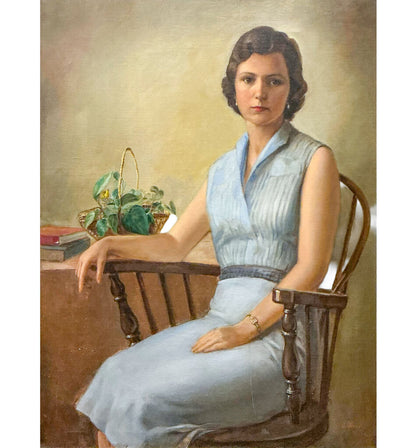 Herschel C. Fried. Portrait of Ann, 1958. Oil on Canvas