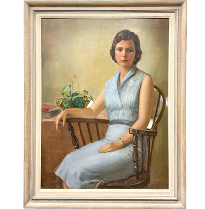 Herschel C. Fried. Portrait of Ann, 1958. Oil on Canvas