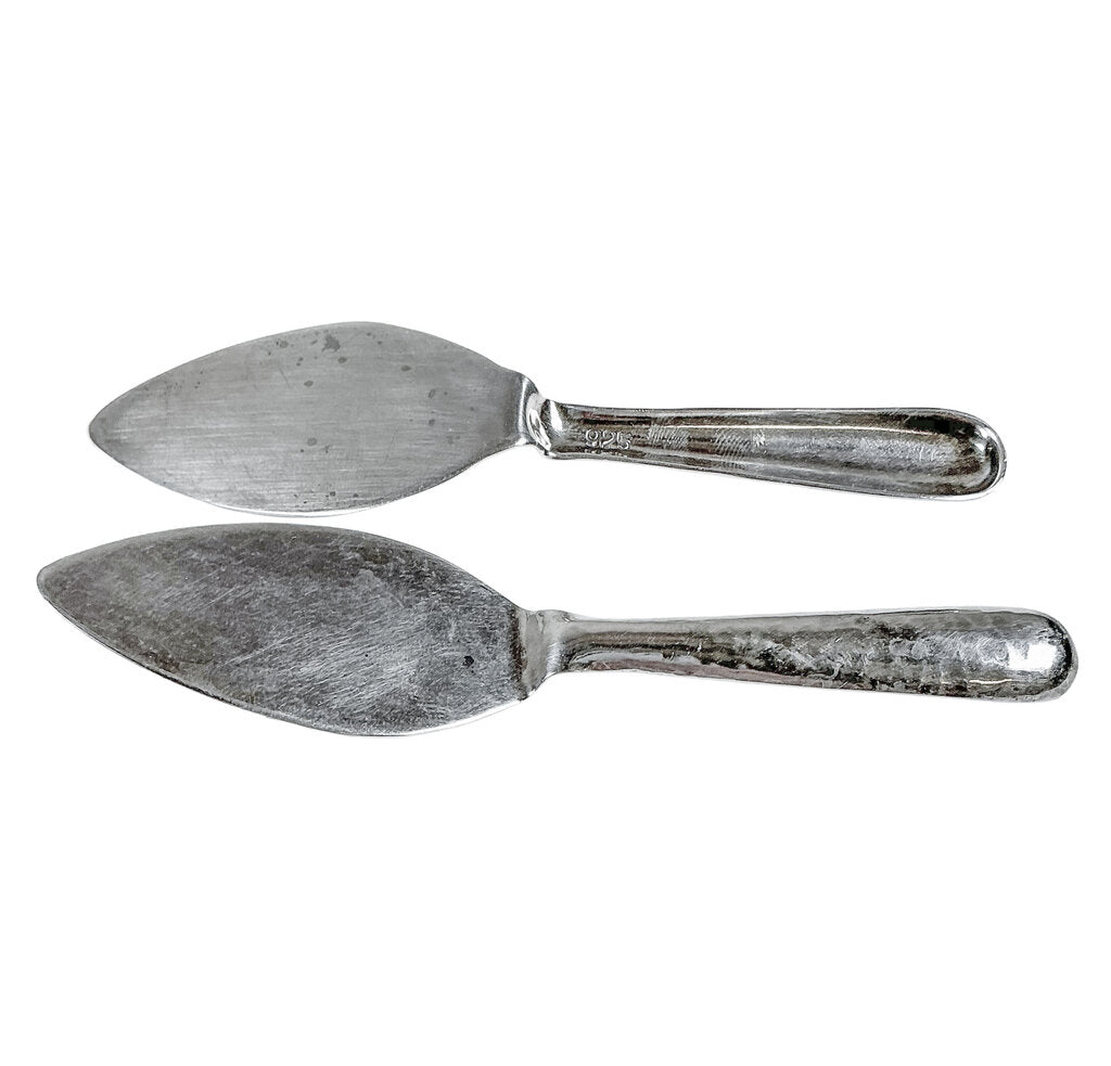 Pair of Sterling Cheese Spreaders