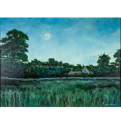John Kruppa. Summer Twilight. Oil on Masonite.