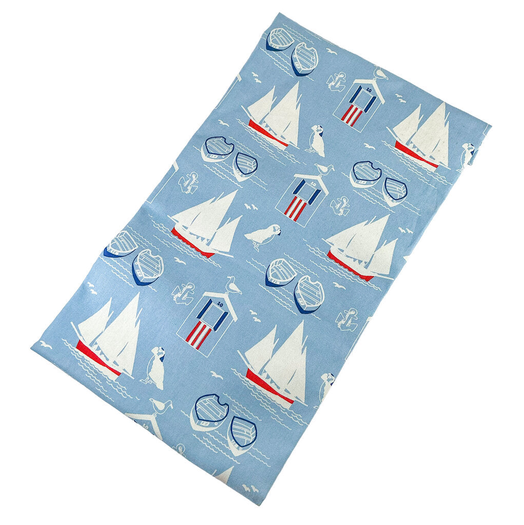 At Sea, cotton duck fabric. 46"w x 48"l