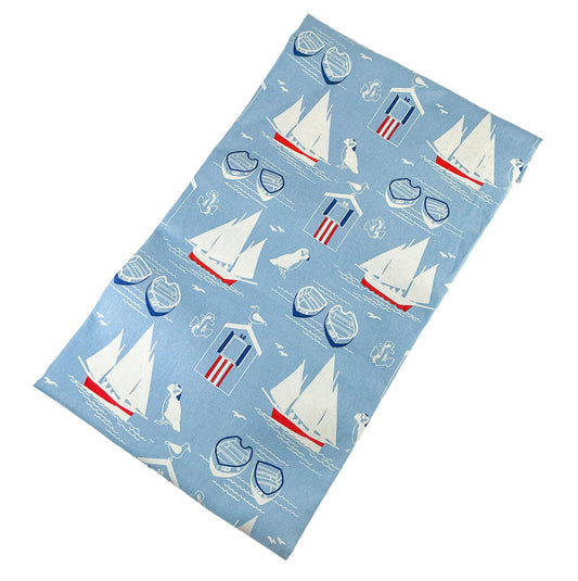 At Sea, cotton duck fabric. 46"w x 48"l