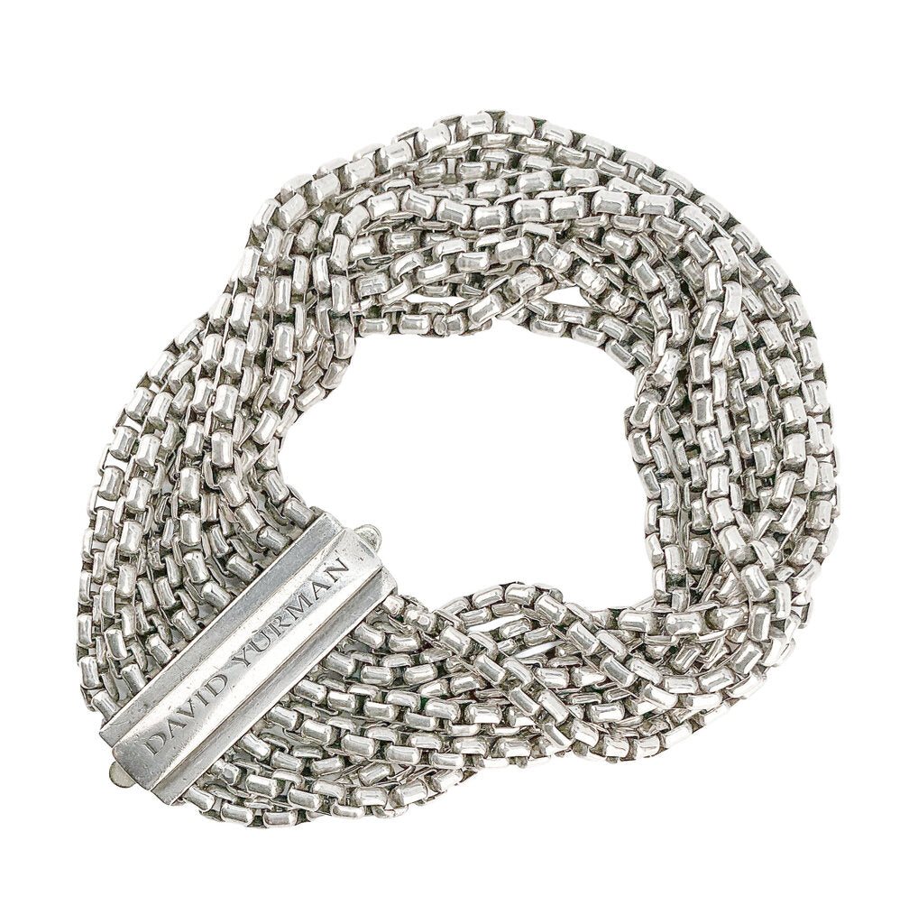 David Yurman Box Chain Eight Row Bracelet