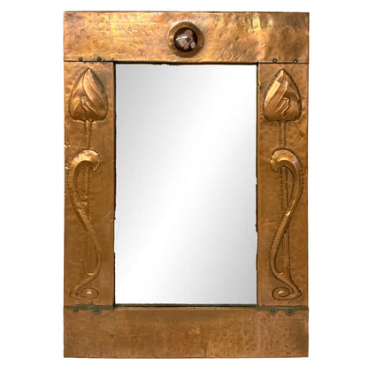 Arts & Craft Mirror in style of Liberty & Co c. 1910