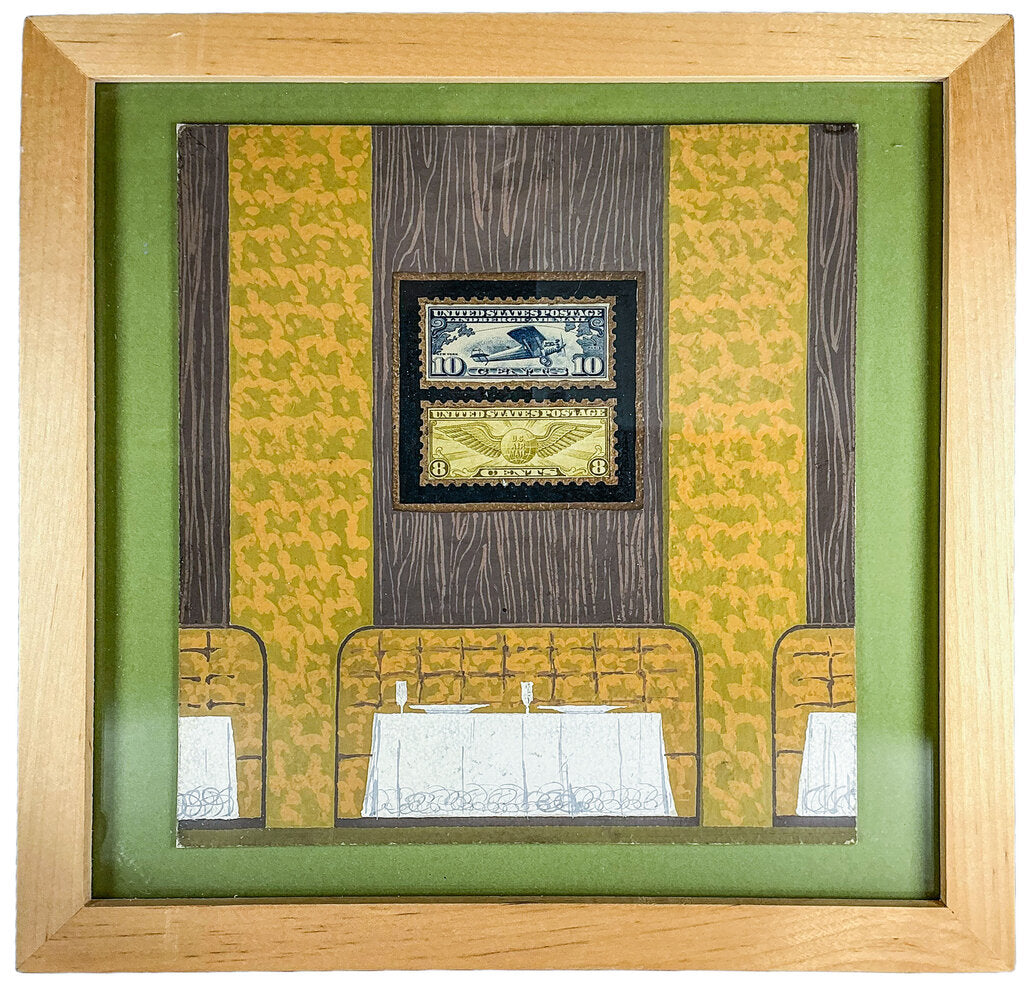 Artist Unknown. Table for Two. Mixed Media.
