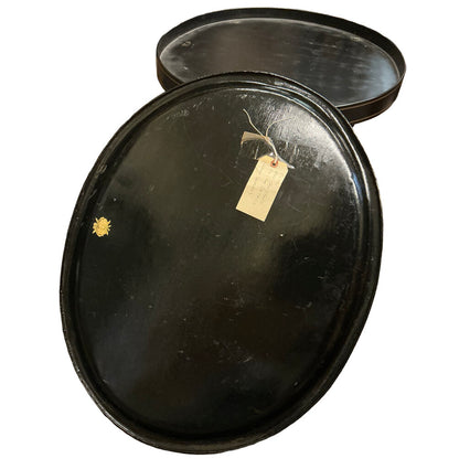 Antique Victorian Toleware Tray Table c. 19c European