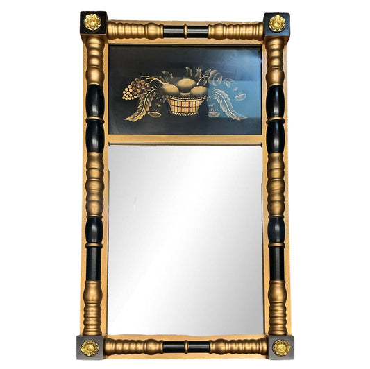 Lambert Hitchcock Eglomise Trumeau Mirror