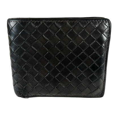 BOTTEGA VENETA Men's Black Leather Wallet
