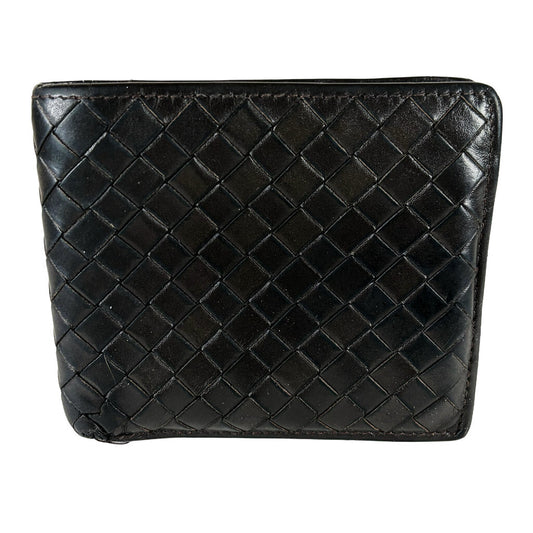 BOTTEGA VENETA Men's Black Leather Wallet