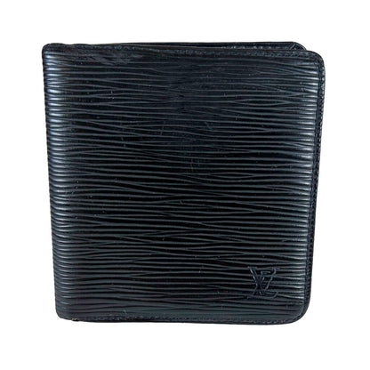 Louis Vuitton Epi Leather Portefeiulle Marco Black Bifold Wallet