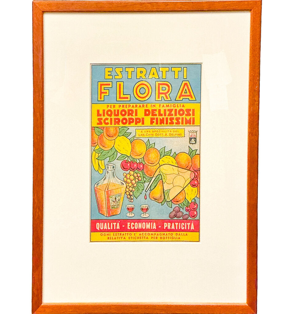 Estratti Flora 1950s Advertisement, Giachino