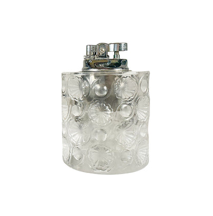 Lalique Tokyo Crystal Lighter & Ashtray Set