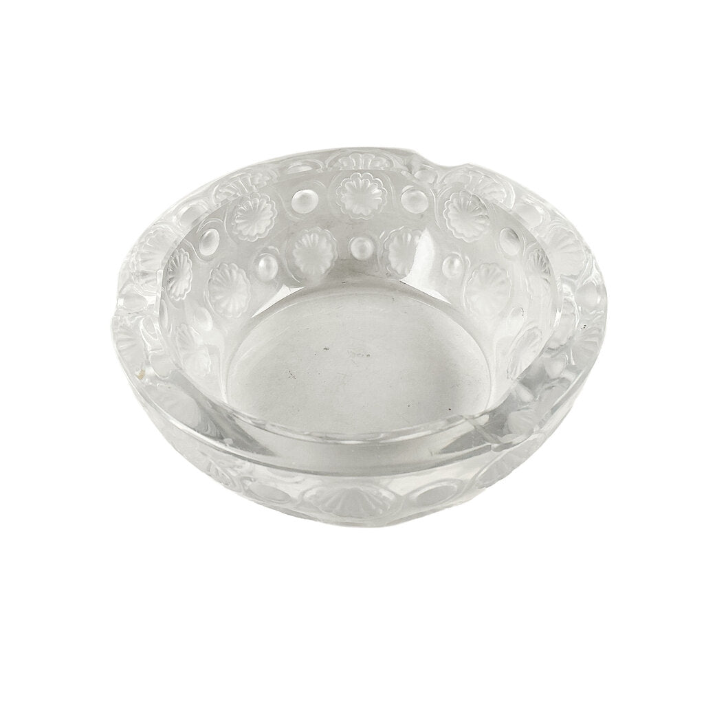 Lalique Tokyo Crystal Lighter & Ashtray Set