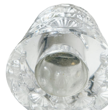 Lalique Tokyo Crystal Lighter & Ashtray Set