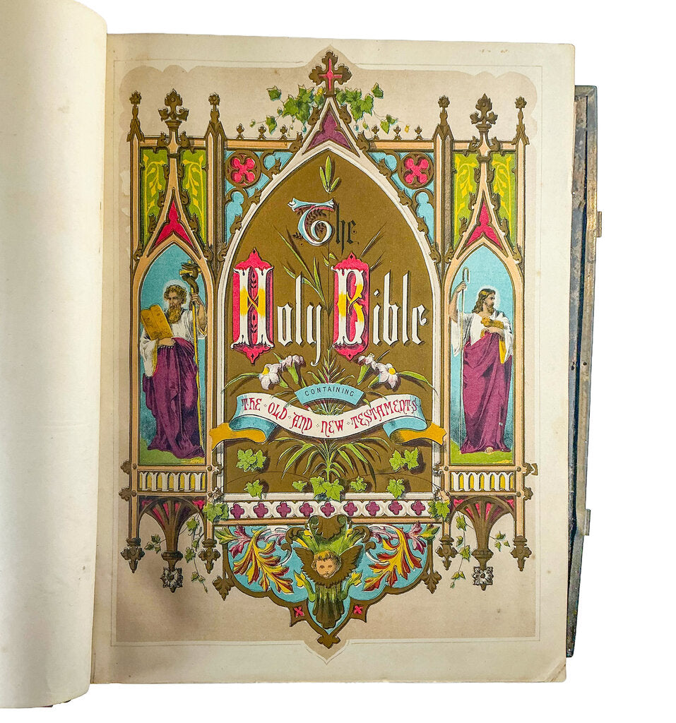 1875 Brown's Self Interpreting Family Bible