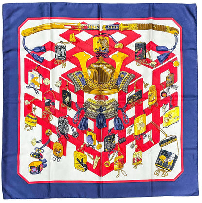 Hermes "Reveries Japonaises" Silk Scarf