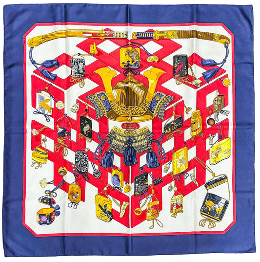 Hermes "Reveries Japonaises" Silk Scarf