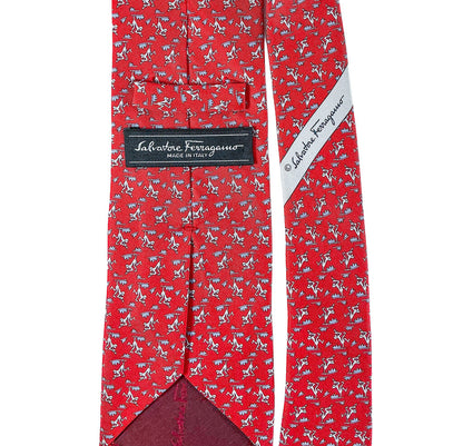 Salvatore Ferragamo "Whimsical Monkey" Silk Tie
