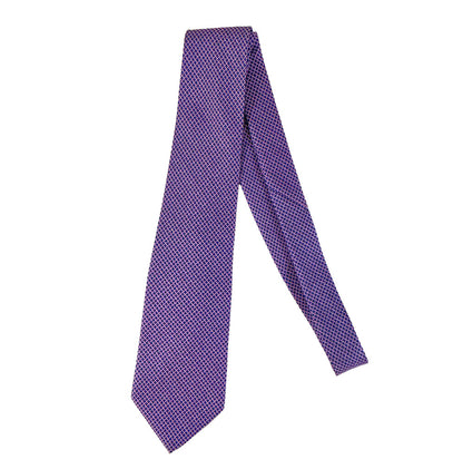 Turnbull & Asser Purple Silk Tie
