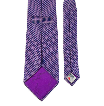 Turnbull & Asser Purple Silk Tie