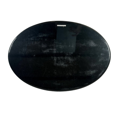 Japanese MCM Lacquerware Gold Leaf Oval Tray